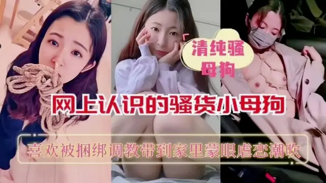（收）網上認識的極品騷貨小母狗