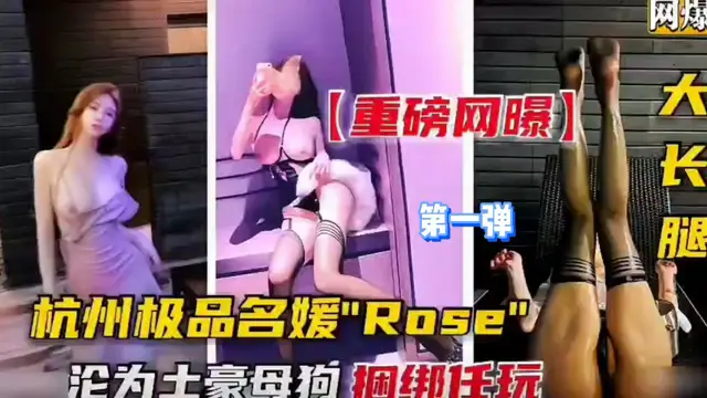 杭州極品名媛-淪落成土豪的母狗