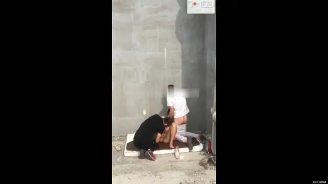 綠帽老公貢獻老婆，把老婆綁在山洞讓單男3P輪操(上)